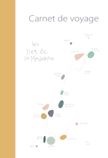3 CARNETS CARTE DES ILES