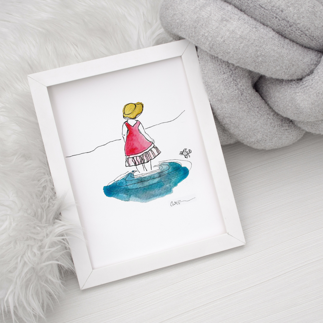 L'ENFANT À LA ROBE ROSE