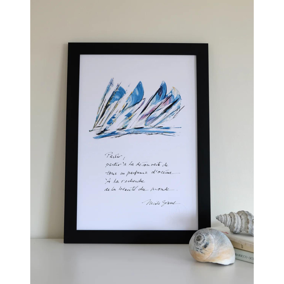 PAR GRANDS VENTS + calligraphie