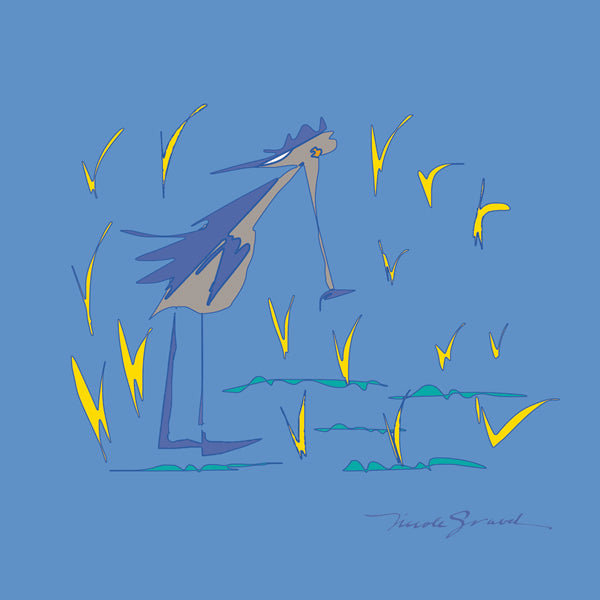 Le Grand Héron gourmand