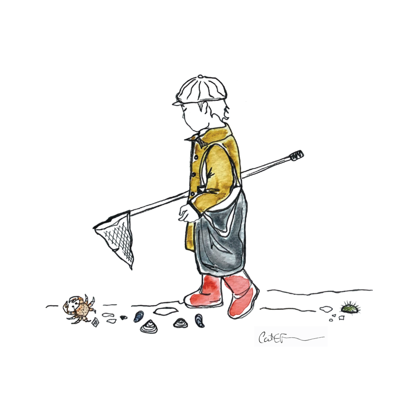 L'ENFANT À L'ÉPUISETTE