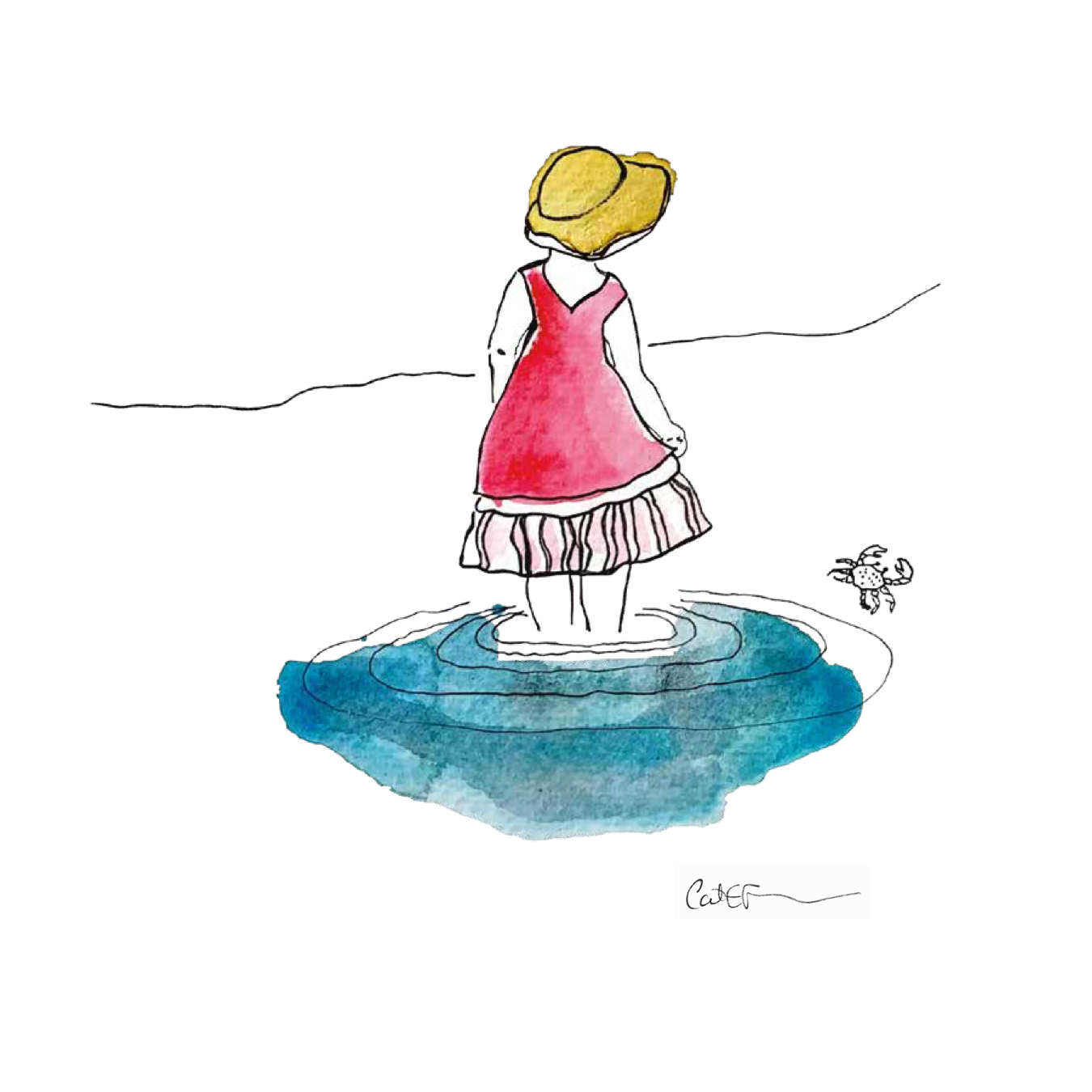 L'ENFANT À LA ROBE ROSE
