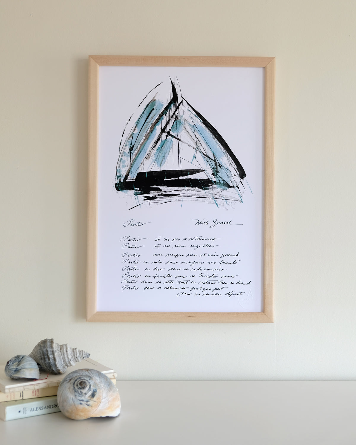 PARTIR + calligraphie