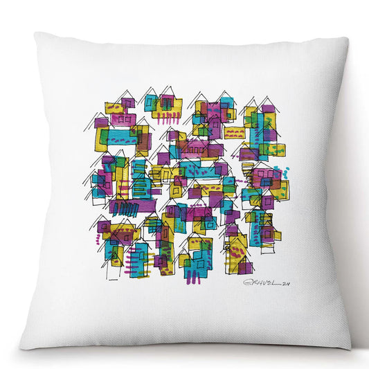 VILLAGE MAUVE-ORANGE