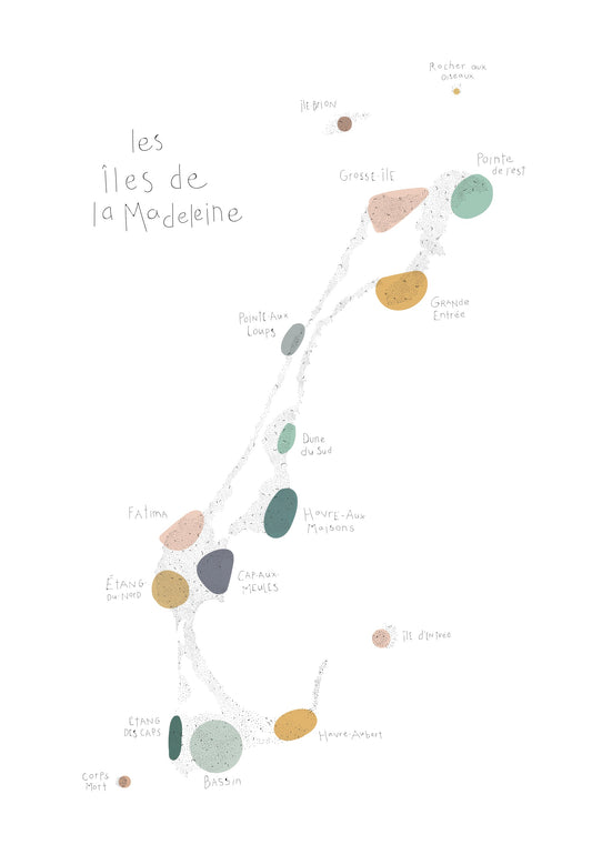 Carte des îles IDENTIFIÉE