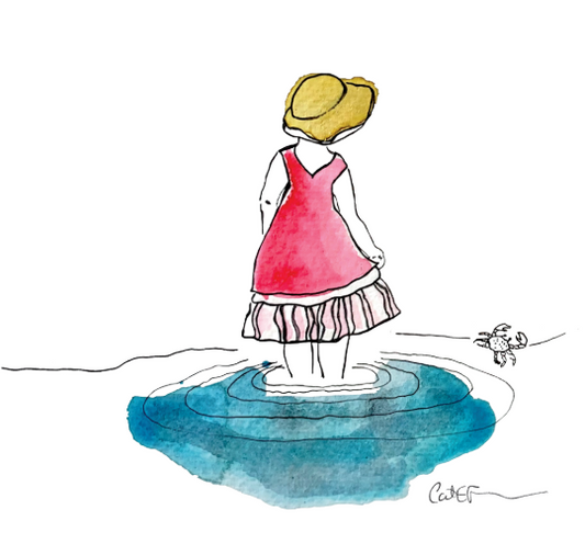 L'ENFANT À LA ROBE ROSE